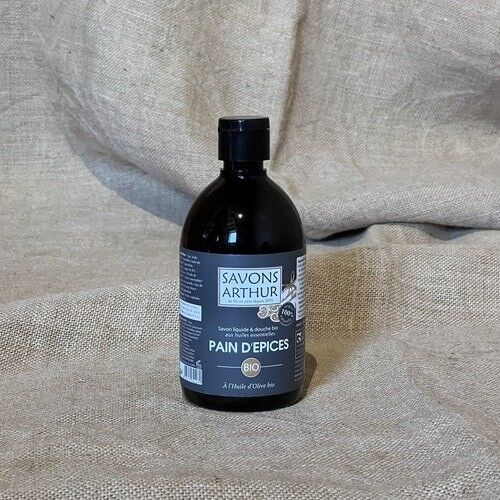 Sapone liquido e doccia al pan di zenzero biologico • Flaconi da 500 ml