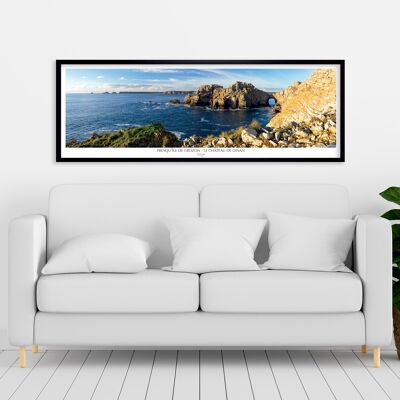 Affiche 20 x 60 cm - Le Château de Dinan, Presqu'île de Crozon, Finistère