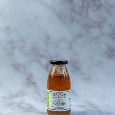 Sirope de agave aromatizado - Cúrcuma Pimienta Negra