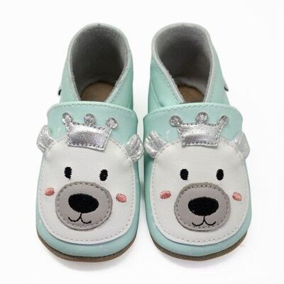 Baby slippers - The king bear 0-6 months