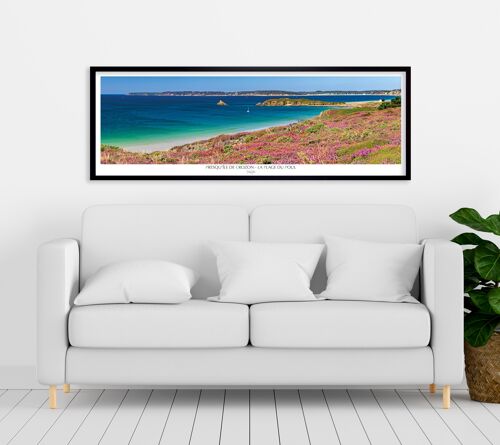 Affiche 20 x 60 cm - La Plage du Poul, Presqu'île de Crozon, Finistère