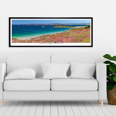 Poster 20 x 60 cm - Strand von Poul, Halbinsel Crozon, Finistère