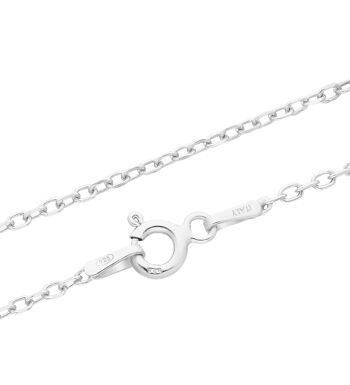 Collier en argent 925 avec émeraude naturelle goutte à goutte (0,90 ct) 2