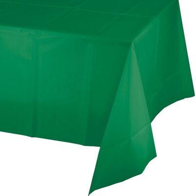 Mantel Plástico Verde Esmeralda