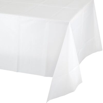 Plastic Tablecover White