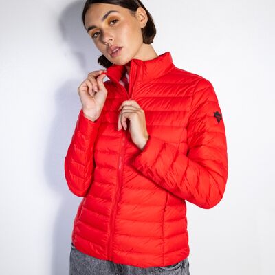 RED MILA DOWN JACKET