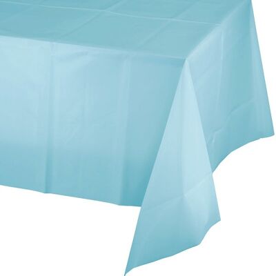 Plastic Tablecover Pastel Blue