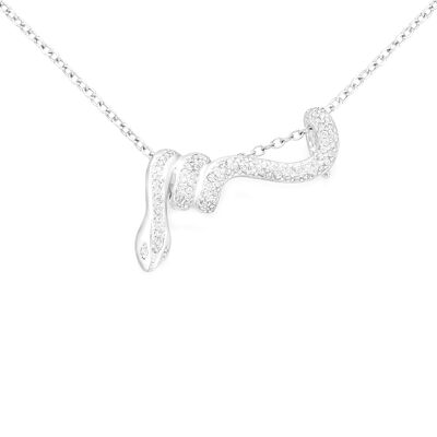 Plata 925 Pavé Snake Cubic Zirconia CZ (Diamante simulado)