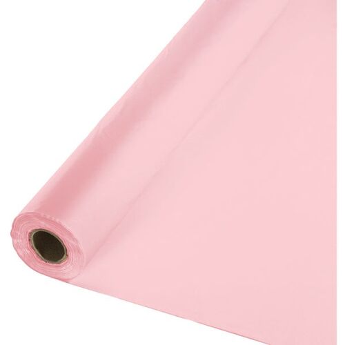 Plastic Table Roll Classic Pink