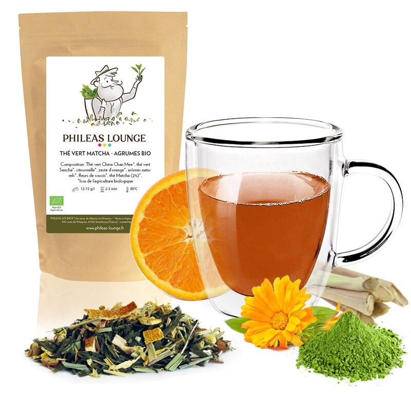 Thé vert Matcha Agrumes