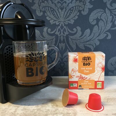 Chai Black Tea - Nespresso-Kapseln - Schachtel mit 10 Kapseln