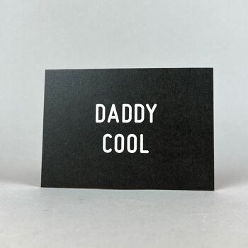 Carte postale en papier d'herbe "Papa Cool"