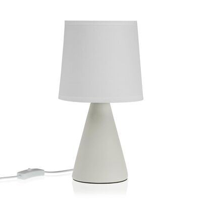 WHITE TRIANGLE TABLE LAMP 10870141
