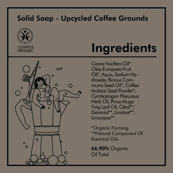 NICAMA up - savon upcyclé au marc de café 4