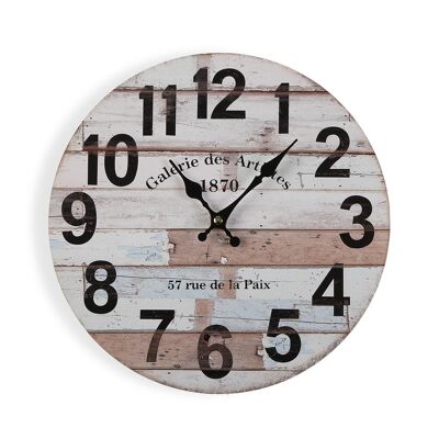 Reloj de pared madera 29cm 18191441