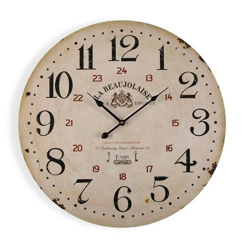 Reloj de pared madera 58cm 18191444