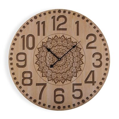 WOODEN WALL CLOCK 58CM 18191446