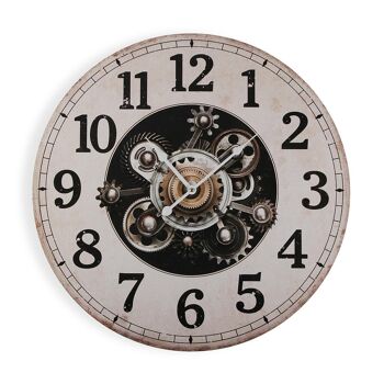 HORLOGE MURALE EN BOIS 58CM 18191448 1