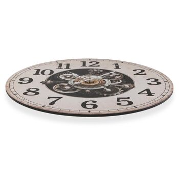 HORLOGE MURALE EN BOIS 58CM 18191448 2