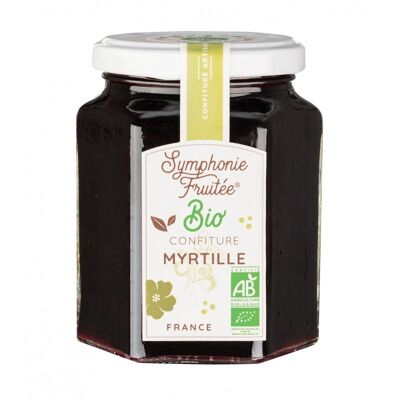 Confiture bio myrtille - 60% fruit