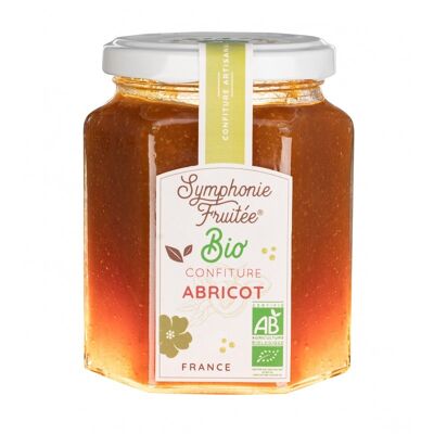 Confiture bio abricot - 60% fruit
