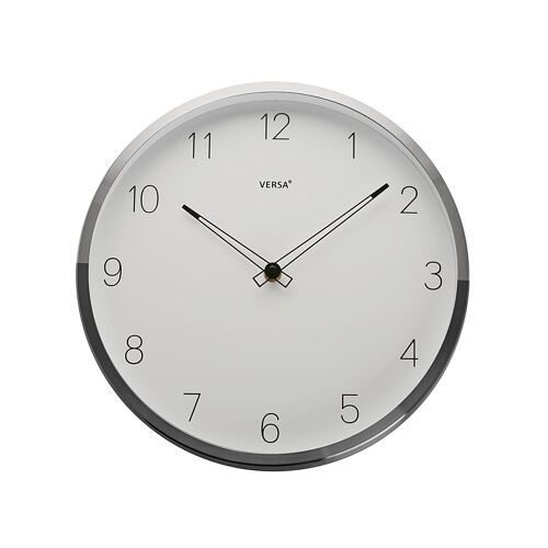 Reloj cocina gris+plata 30 cm 18560381