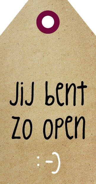 You are so open - Zingever