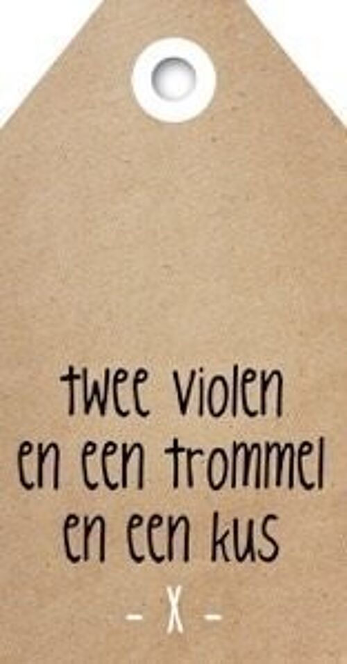 Twee violen en een trommel en een kus  - Zingever