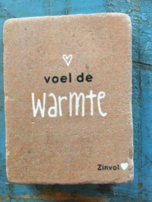 Steenmagneet - Voel de Warmte