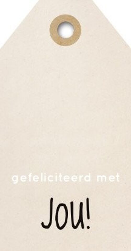 Gefeliciteerd met jou! - Zingever creme