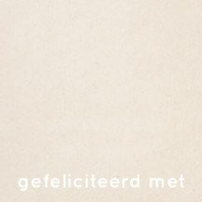 Gefeliciteerd met jou! - Zingever creme