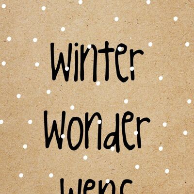 Winter Wonder Wish - Cantante