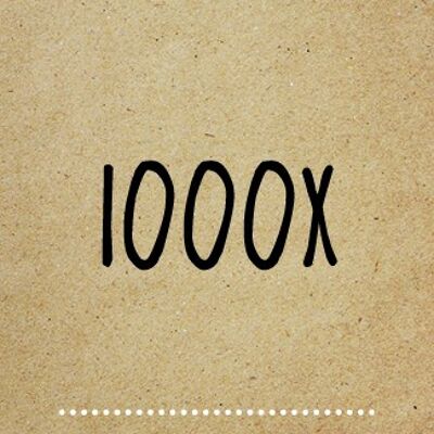 1000x - Chanteur