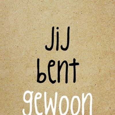 Jij bent gewoon anders - Zingever