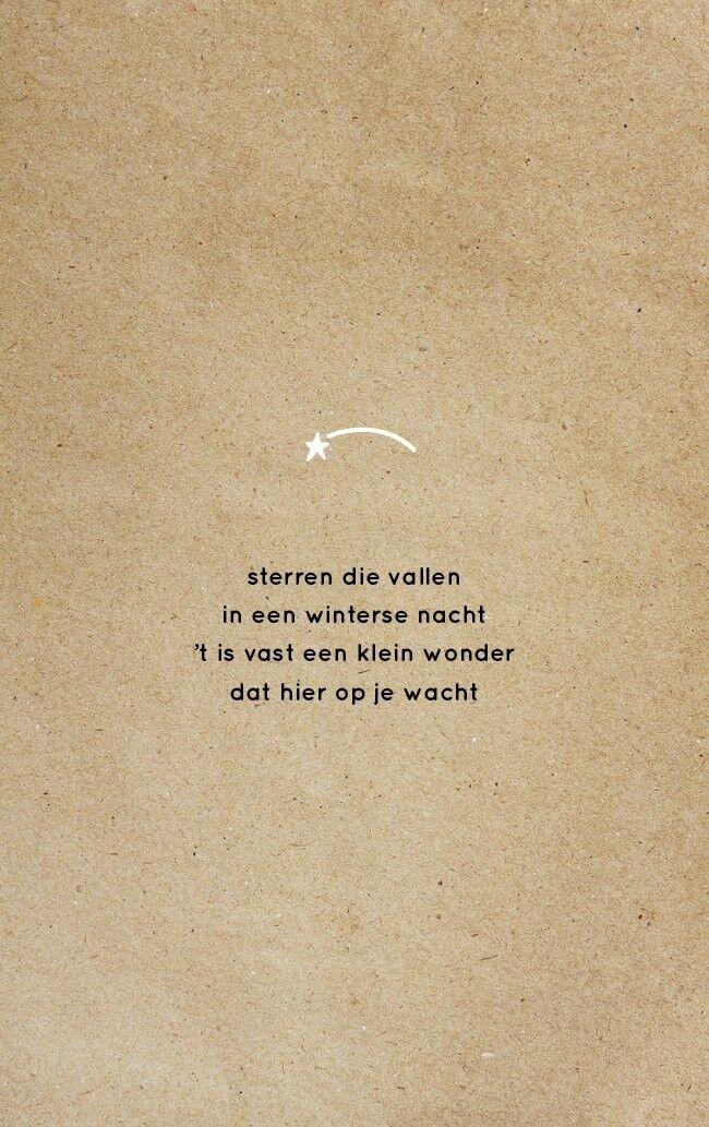 Des étoiles tombant une nuit d'hiver…