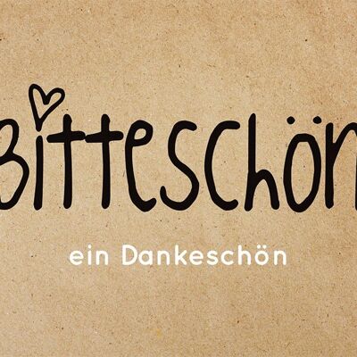 Bitteschon and Dankeschon