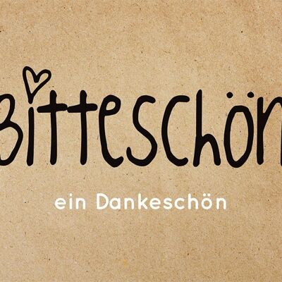 Bitteschön und Dankeschön