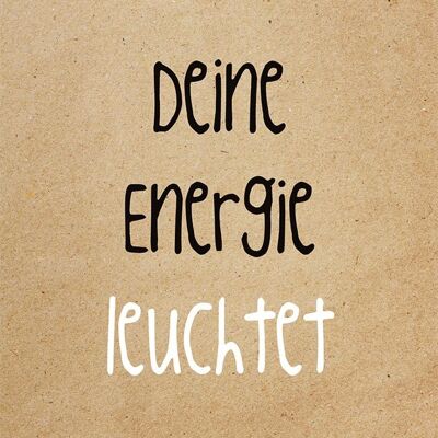 Deine energía leuchtet