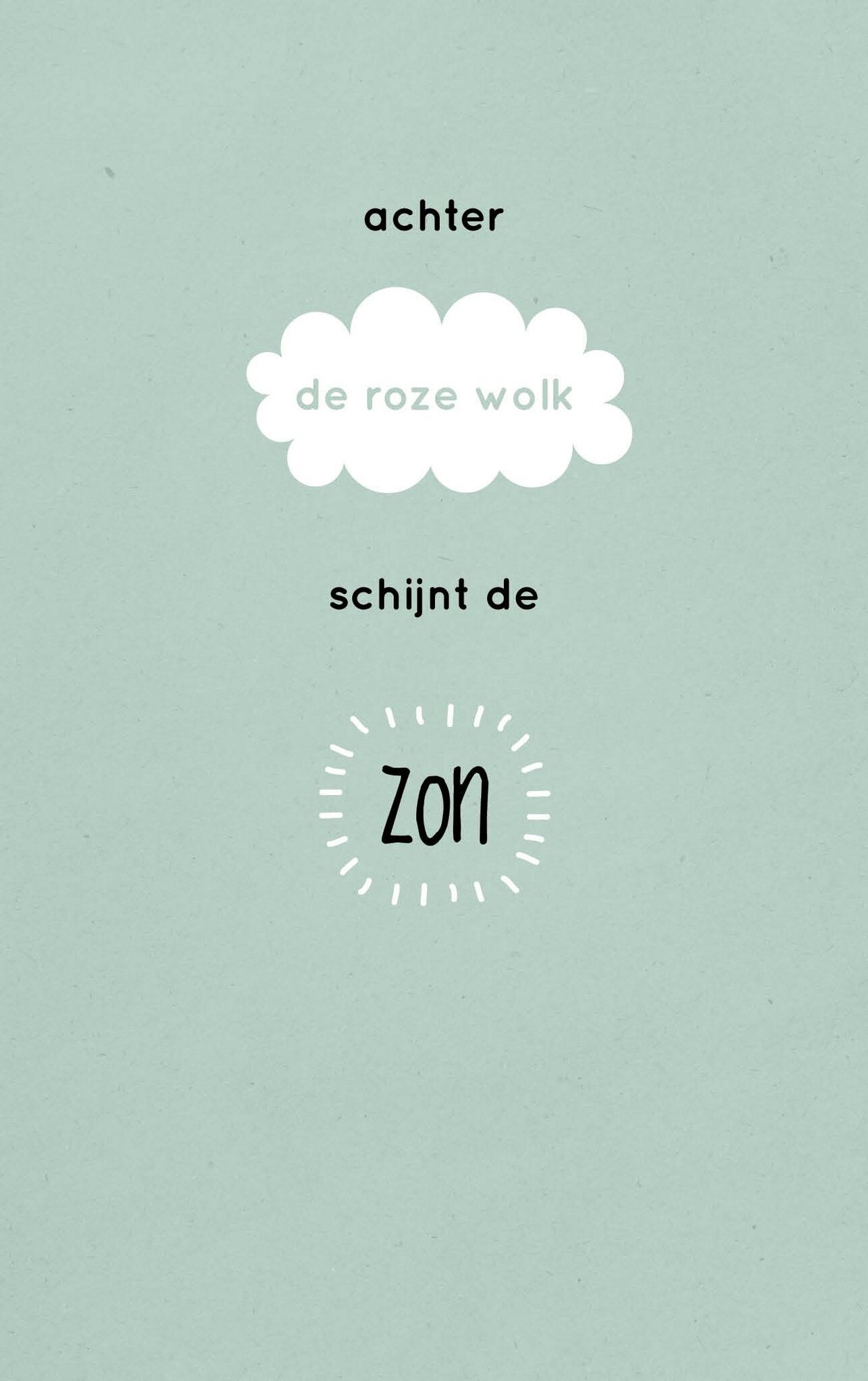 Il sole splende dietro la nuvola rosa