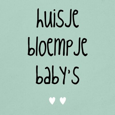 Huisje boompje babies