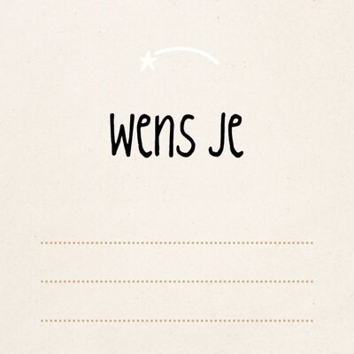 Wens-je-**