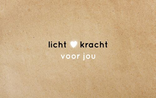 Licht en kracht voor jou