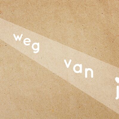 Ver weg van jou