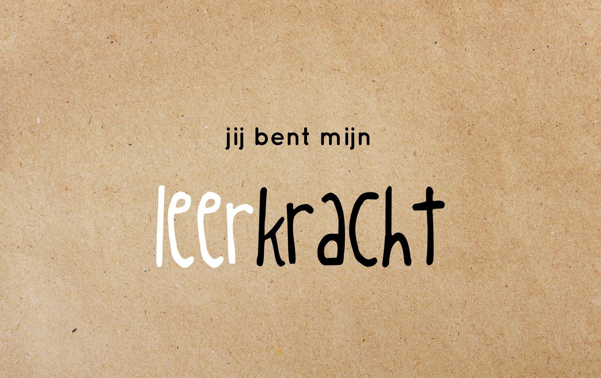 Du bist meine Lernkraft