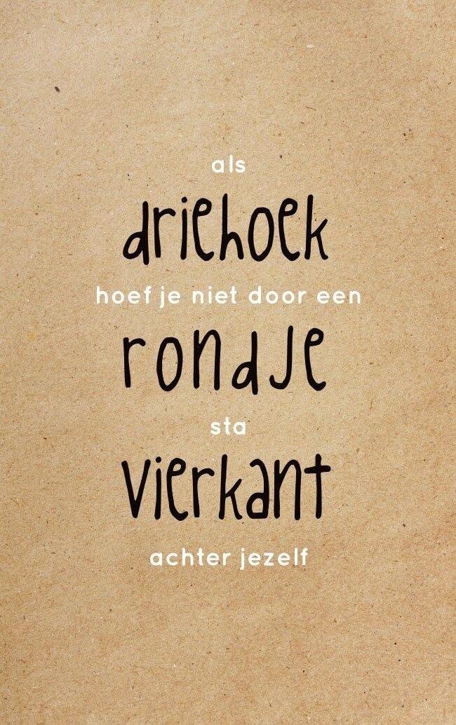 Come triangolo non devi attraversare un cerchio...