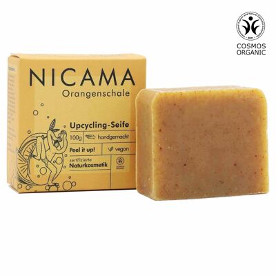 NICAMA up - sapone per l'upcycling con buccia d'arancia