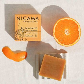 NICAMA up - savon upcyclé à l'écorce d'orange 2
