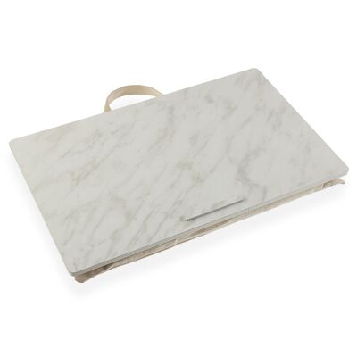 TRAY WITH CUSHION PC MARBLE 15619130