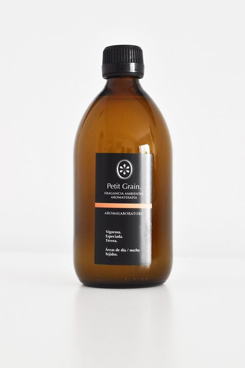 Fragancia Ambiental. Fragancia Ambiental. Petit Grain. 500ml. RECAMBIO