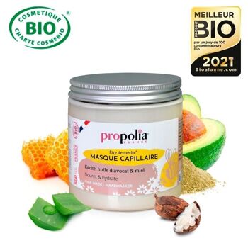 Masque capillaire certifié Bio - Miel, Karité & Avocat - 500 ml 7